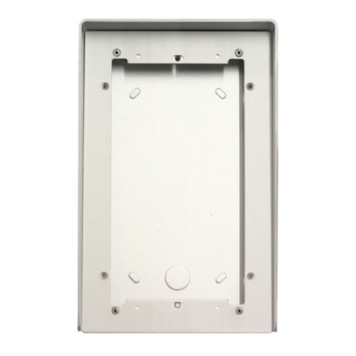 Boitier sailli aluminium anodis&eacute; 2 modules IKALL &ndash; COMELIT &ndash; 31162 pas cher