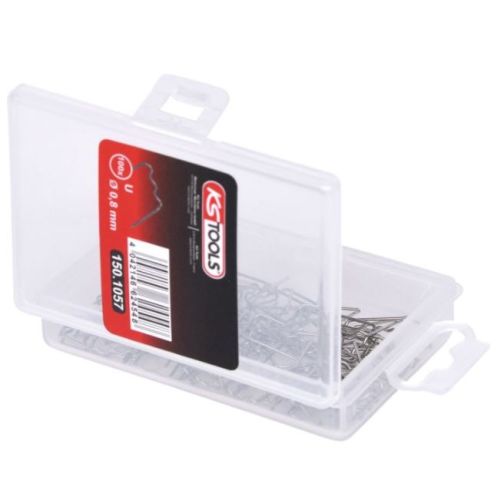 Lot de 100 agrafes de réparation KS Tools en U coudé D 0,8 mm KS TOOLS 150.1057 photo du produit Secondaire 2 L