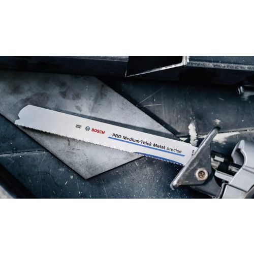 5 lames de scie sabre PRO Medium-Thick Metal precise S1137BEF 225 x 25 x 1,1 mm BOSCH 2608658994 photo du produit Secondaire 12 L