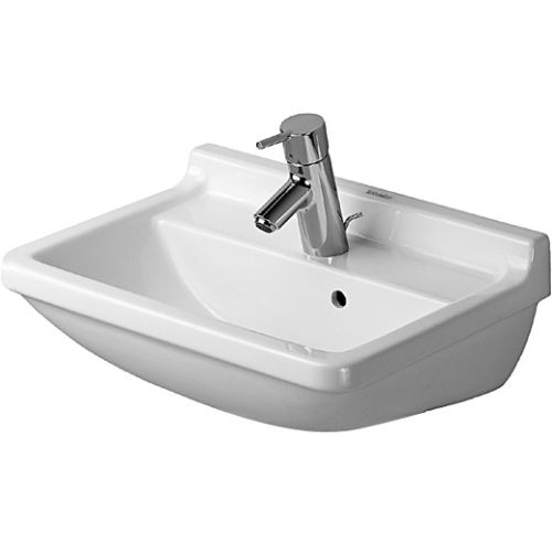 Lavabo en céramique sanitaire avec trop-plein 60 cm STARCK 3 DURAVIT 300600000 photo du produit