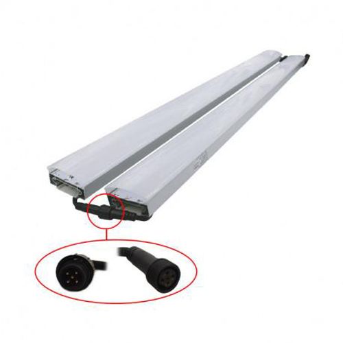 Linéaire LED LINE S dépoli 100 W 3 m MIIDEX LIGHTING 749700 photo du produit Secondaire 1 L