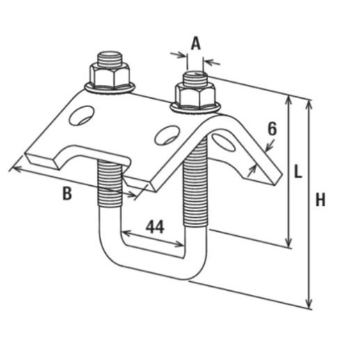 Griffe à poutrelle Fischer TKR 21 - 42 - FISCHER - 504363 pas cher Secondaire 1 L