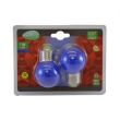 Pack de 2 ampoules LED E27 1 W bulbe bleu MIIDEX LIGHTING 76191 photo du produit Secondaire 1 S