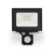 Projecteur LED LUMOS SLIM plat 10 W noir avec détecteur 3000 K MIIDEX LIGHTING 80361 photo du produit Secondaire 1 S
