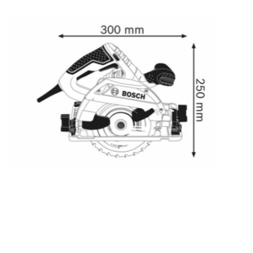 Scie circulaire GKS 55+ G 1200W 165MM photo du produit