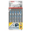 Pack de 5 lames de scie sauteuse T 121 AF Speed for Metal 92 mm BOSCH 2608636699 photo du produit Secondaire 1 S