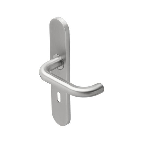 Ensemble sur plaques JADE s&eacute;rie 1294 type cl&eacute; L finition inox bross&eacute; - HERACLES - B-INOX-SP011 pas cher Secondaire 4 L