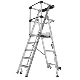 Plateforme VELOCE 5 marches - garde-corps a sangles - TUBESCA COMABI - 02274115 pas cher Principale M