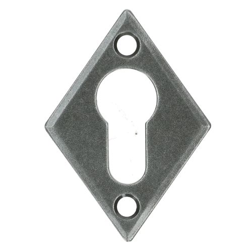 Rosace simple de style LV 100 fer patiné cémenté cylindre européen BOUVET R66IA5232 photo du produit Principale L