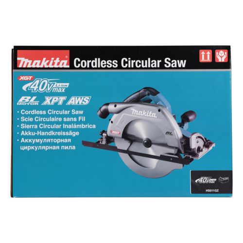 Scie circulaire 40 V max Li-Ion XGT 260 - 270 mm (sans batterie ni chargeur) en boîte en carton MAKITA HS011GZ photo du produit Secondaire 12 L