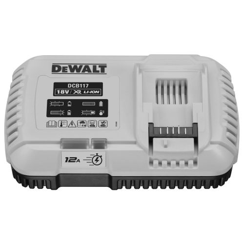 Chargeur rapide XR 12 V/18 V/54 V de 1,3 Ah à 9 Ah Li-Ion DEWALT DCB117-QW pas cher Secondaire 1 L