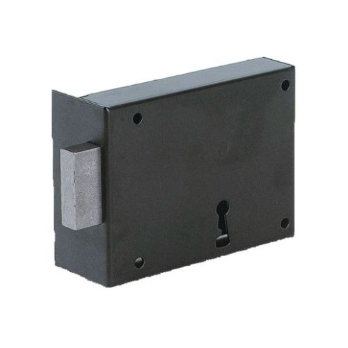 Serrure pêne dormant noir 140mm gauche - JPM - 104000-01-2Y pas cher