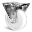 Roulette polyamide inox 100mm &agrave; platine fixe - GUITEL HERVIEU - KF41BA100-77L pas cher