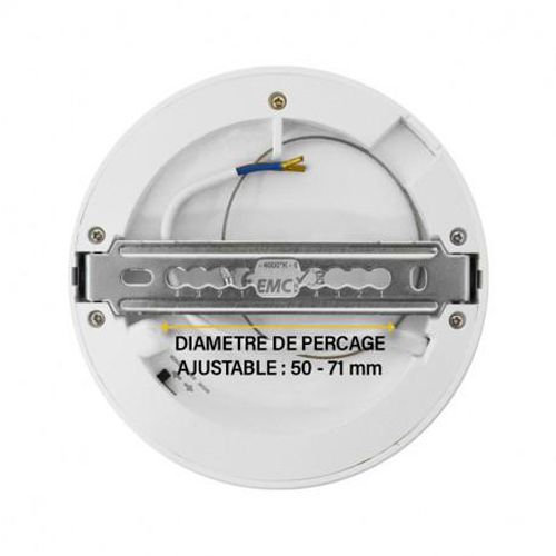 Plafonnier LED ALDEBARAN blanc D125 mm 6 W CCT MIIDEX LIGHTING 77492 photo du produit Secondaire 2 L