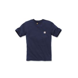 T-shirt manches courtes WORKWEAR POCKET TXL navy - CARHARTT - S1103296412XL pas cher Principale M