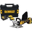 Fraiseuse à lamelles 18 V XR Brushless + 2 batteries 5 Ah + chargeur + coffret T-STAK DEWALT DCW682P2-QW photo du produit