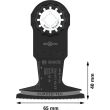 Lame pour outil multifonctions STARLOCK PRO AII 65 APIB BIM Extra bois et métal 65 x 40 mm BOSCH 2608669078 photo du produit Secondaire 1 S