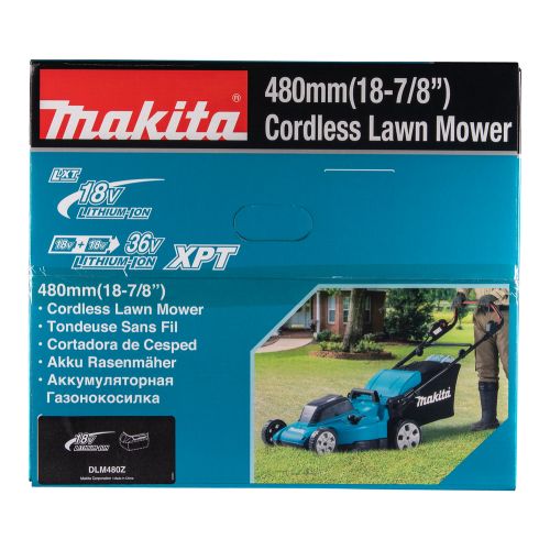 Tondeuse à gazon 2 x 18 V LXT 48 cm (sans batterie ni chargeur) MAKITA DLM480Z photo du produit Secondaire 14 L