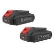 Perceuse-visseuse 18 V DD18-60Z2+ 60 Nm + 2 batteries 2 Ah + 1 chargeur + coffret 75 outils HANGER 400120 photo du produit Secondaire 4 S