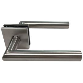 Béquille double sur rosace inox carrée Slim SL02 diamètre 19 mm HERACLES - JADE photo du produit Principale M