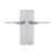 Ensemble sur plaques HIONNA type bec de cane finition argent photo du produit Principale XS