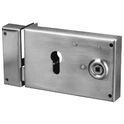 Serrure de sureté horizontale cylindre européen inox gauche - DEVISMES - S719G pas cher