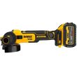 Meuleuse 18 V XR ADVANTAGE BRUSHLESS 125 mm + batterie 6 Ah + chargeur multivoltage + coffret T-STAK DEWALT DCG409T1-QW photo du produit Secondaire 2 S