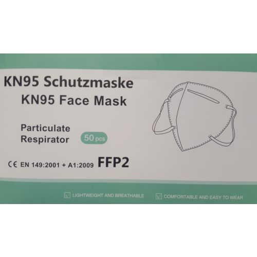 Boîte de 50 masques respiratoires pliables jetables FFP2 KN95 > 95 % blanc MASQUES5 photo du produit Secondaire 3 L