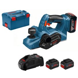 Rabot 18V Bosch GHO 18 V-LI + 2 batteries 5,5 Ah Procore + chargeur + coffret L-BOXX photo du produit Principale M