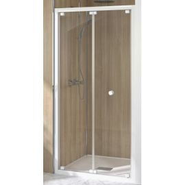 Porte de douche pliante SUPRA III S Kinedo avec profilé blanc photo du produit Principale M