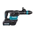 Marteau piqueur 40 V max SDS-Max XGT + 2 batteries 4 Ah + chargeur en boîte en plastique MAKITA HM001GM201 photo du produit Secondaire 2 S