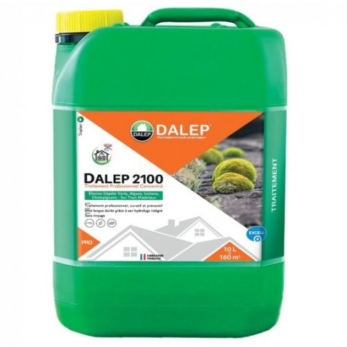 Bidon de 10L fongicide 2100 professionnel (pour 160m²) - DALEP - 121010 pas cher