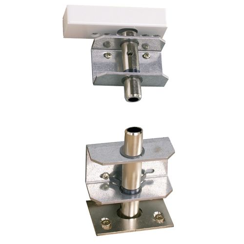 Kit haut et bas pour serrure carénée EXCLUSIVE blanc VACHETTE 14702000 photo du produit Principale L