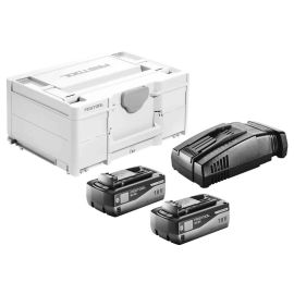 Set énergie 18V Festool SYS 2 x 8,0 / SCA 16 + coffret SYSTAINER 3 - 577327 pas cher Principale M