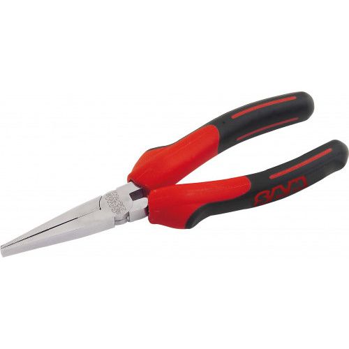 Pince à bec plat chromée polie 160mm - SAM OUTILLAGE - 236-16G pas cher