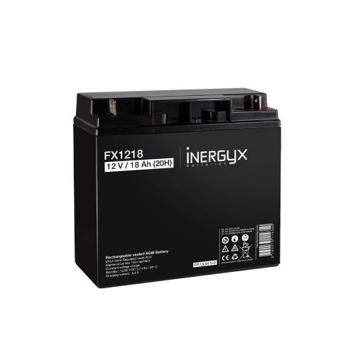 Batterie rechargeable 12VDC 18AH flamme retardante - IZYX - FX1218 pas cher