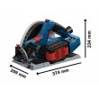 Scie plongeante 18V GKT 18V-52 GC + 2 batteries Procore 8 Ah + chargeur + coffret L-BOXX BOSCH 0615990L55 photo du produit Secondaire 4 S