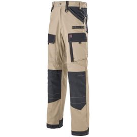 Pantalon de travail multipoches RULER WORK ATTITUDE beige/noir T4 LAFONT LA-1ATTUP-6-204-4 photo du produit Principale M