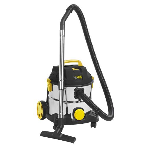 Aspirateur eaux et poussières 1400 W NET-UP20IC cuve inox 20 l avec accessoires FARTOOLS 101027 photo du produit