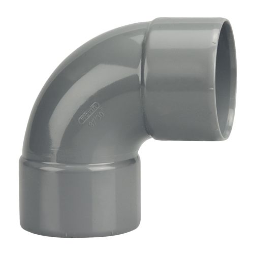 Coude PVC double Femelle 87&deg;30 D50 - WAVIN - 3026054 pas cher