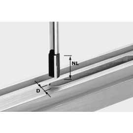 Fraise &agrave; rainurer Festool HW S8 pas cher Principale M