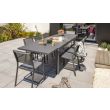 Table de jardin COPENHAGUE en alu avec rallonge gris anthracite - DCB GARDEN - COPENHAGUE-TB300 pas cher Secondaire 1 S