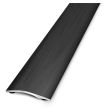 Seuil adhésif 27mm aluminium anodisé noir brossé 0,9m pour sol souple - DINAC - 643222D pas cher