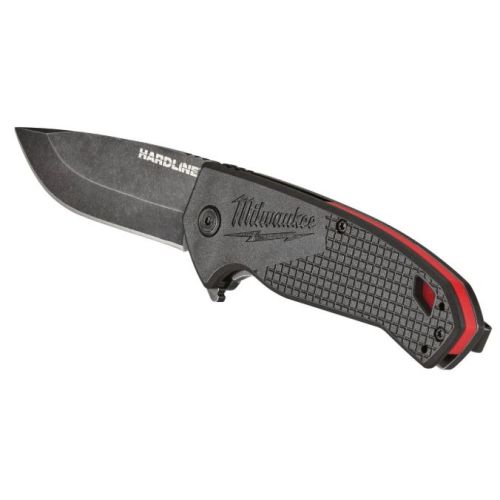 Couteau HARDLINE pliant à lame lisse 75 mm MILWAUKEE 48221994 photo du produit Secondaire 1 L