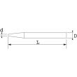 Pointeau 3mm - SAM OUTILLAGE - 8N-3A pas cher Secondaire 1 S