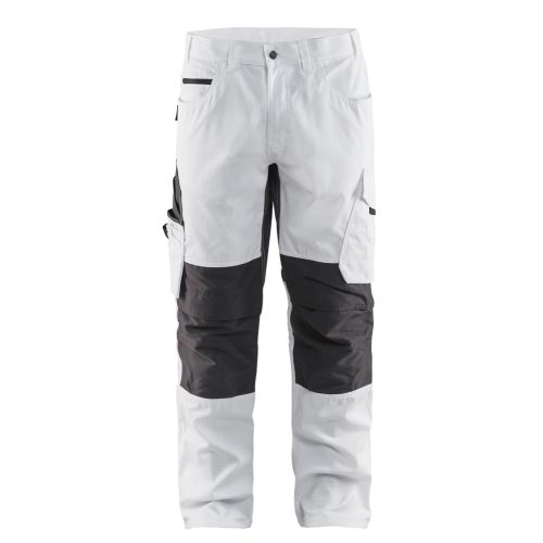 Pantalon peinte + stretch blanc/gris foncé T40L BLÅKLÄDER 109513301098D96 photo du produit