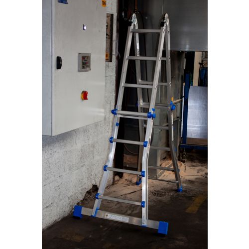 Echelle télescopique Multiscopic 3,62 m 4 x 3 échelons - TUBESCA-COMABI - 94318 photo du produit Secondaire 12 L
