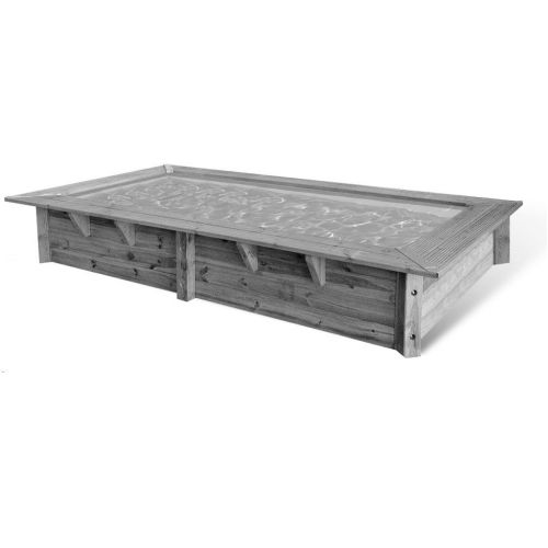 Piscine AZURA 200x350 H71cm liner bleu 50/100 epurateur - UBBINK - 7504791 pas cher