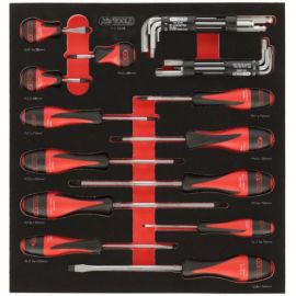 Module de 28 pièces pour vissage KS Tools 2/3 1,42 kg - 712.5028 photo du produit Principale M