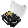 Mallette de trépans Concrétion Carbure 7 pièces D 33 - 83 mm SMARTOOL TECHNIC 982229 photo du produit